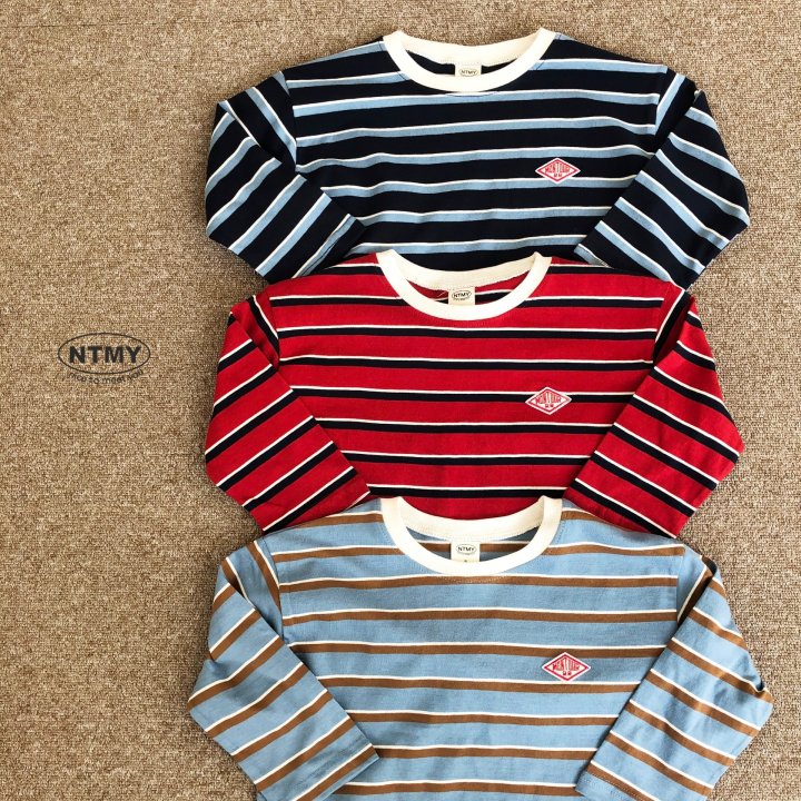 Nice To Meet You - Korean Children Fashion - #minifashionista - Jelly Stripe Sweatshirt - 2