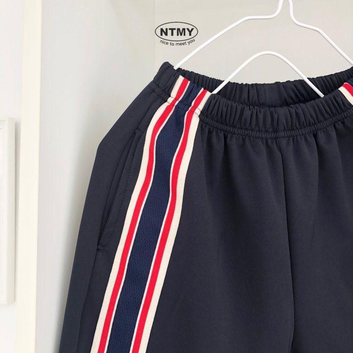 Nice To Meet You - Korean Children Fashion - #minifashionista - Monotrack Pants - 8