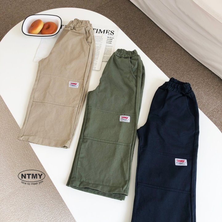Nice To Meet You - Korean Children Fashion - #minifashionista - Twill Change Pants - 4
