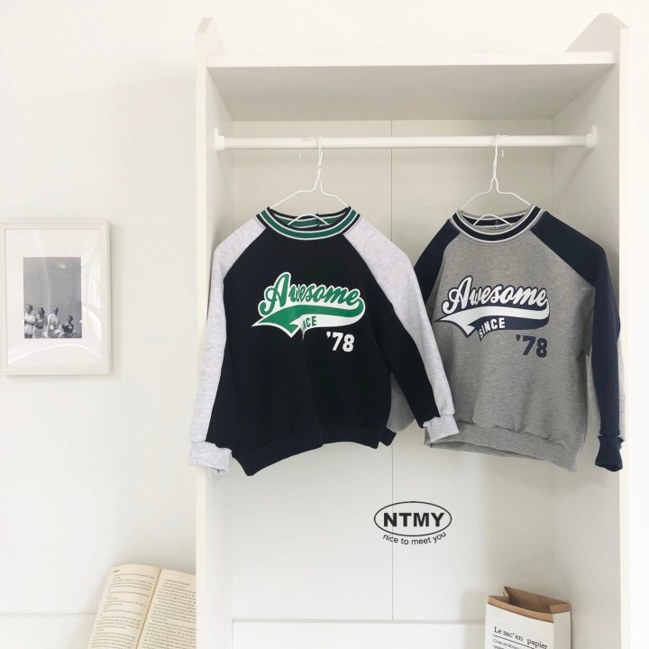 Nice To Meet You - Korean Children Fashion - #prettylittlegirls - Awesome Color Block Sweatshirt - 9