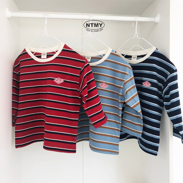 Nice To Meet You - Korean Children Fashion - #prettylittlegirls - Jelly Stripe Sweatshirt - 3