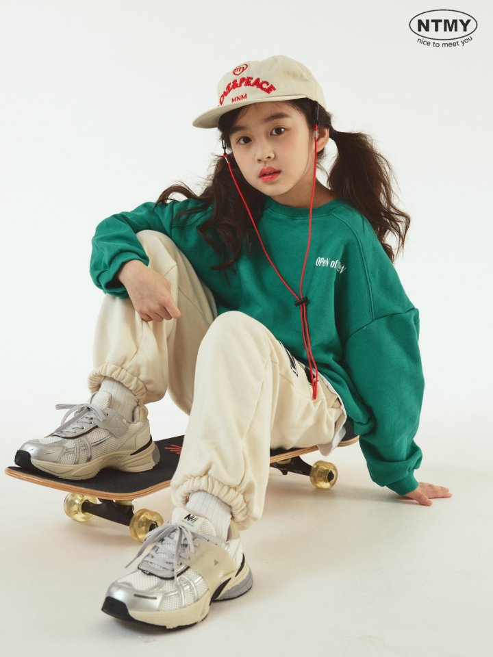 Nice To Meet You - Korean Children Fashion - #stylishchildhood - Open-Cut Sweatshirt - 10