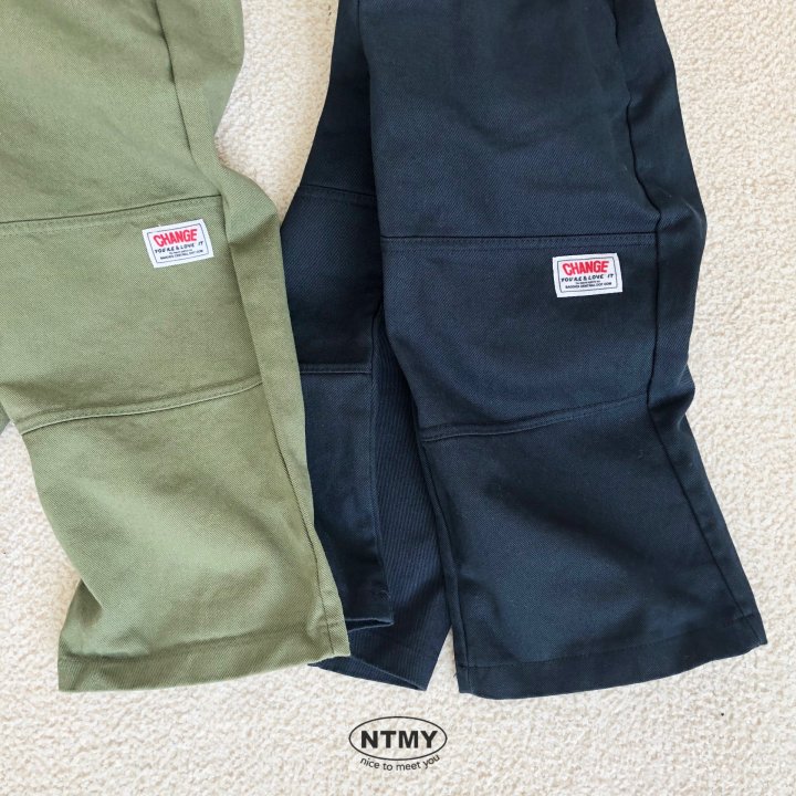 Nice To Meet You - Korean Children Fashion - #stylishchildhood - Twill Change Pants - 7