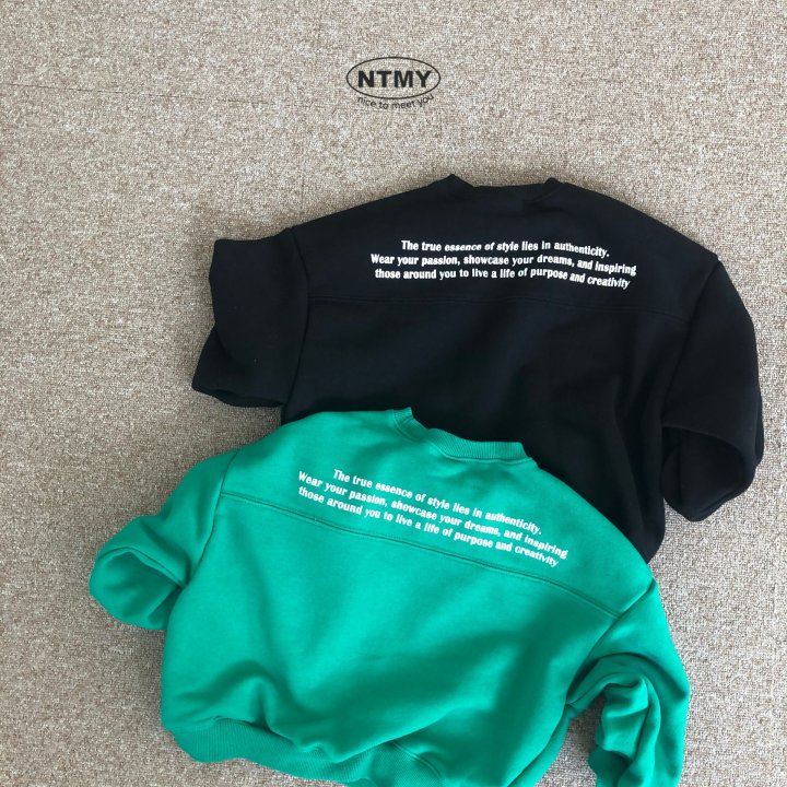 Nice To Meet You - Korean Children Fashion - #todddlerfashion - Open-Cut Sweatshirt - 8