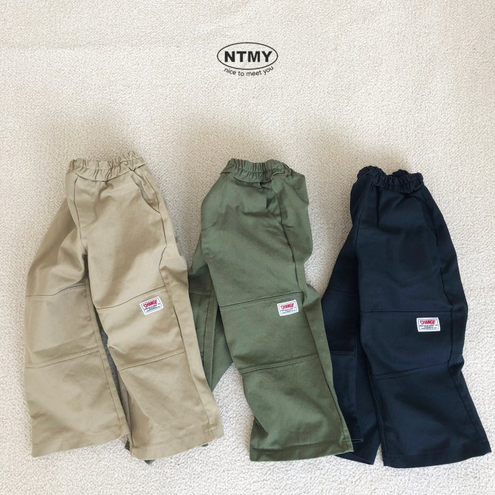 Nice To Meet You - Korean Children Fashion - #todddlerfashion - Twill Change Pants - 5