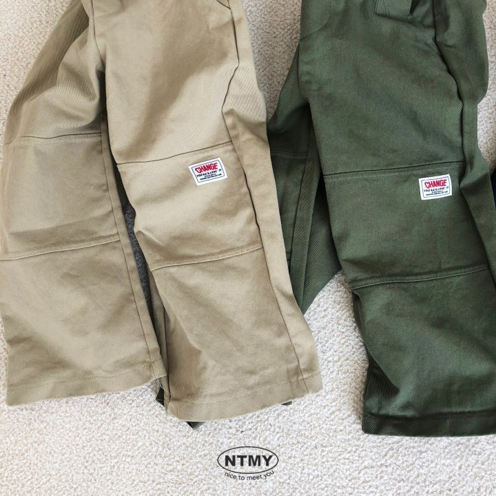 Nice To Meet You - Korean Children Fashion - #toddlerclothing - Twill Change Pants - 6