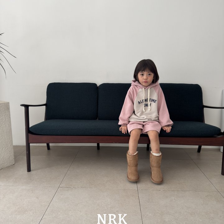 Nrk - Korean Children Fashion - #Kfashion4kids - Hoodie Shorts Set - 8
