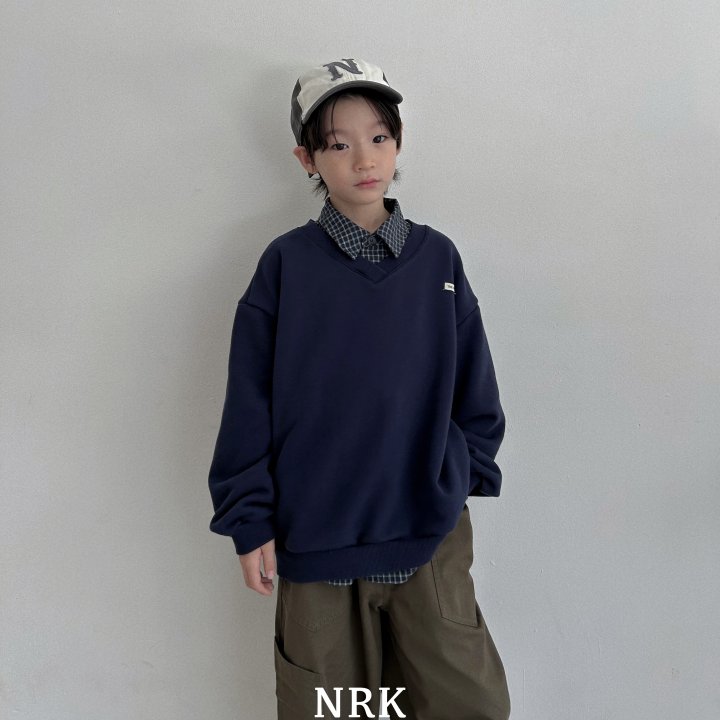 Nrk - Korean Children Fashion - #Kfashion4kids - V-Neck Sweatshirt