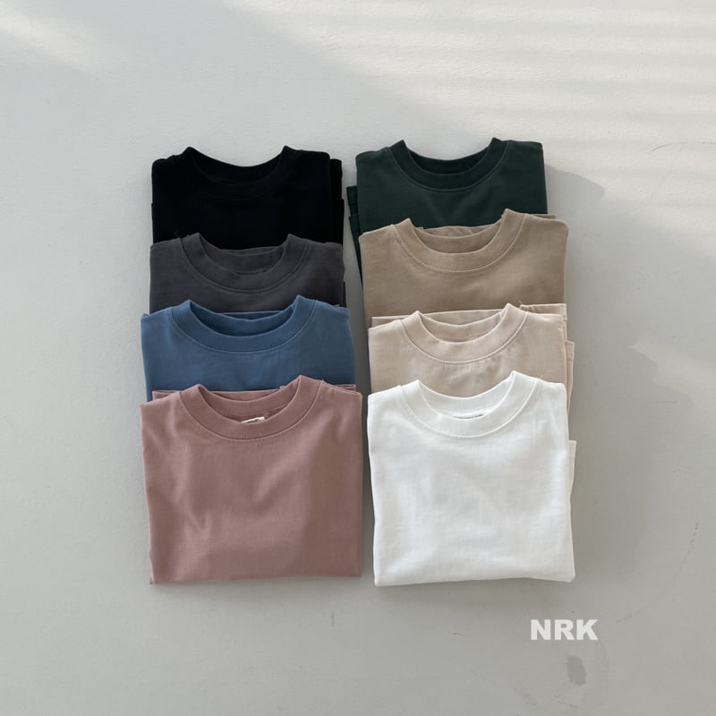 Nrk - Korean Children Fashion - #Kfashion4kids - Basic Split Hem Tee - 8