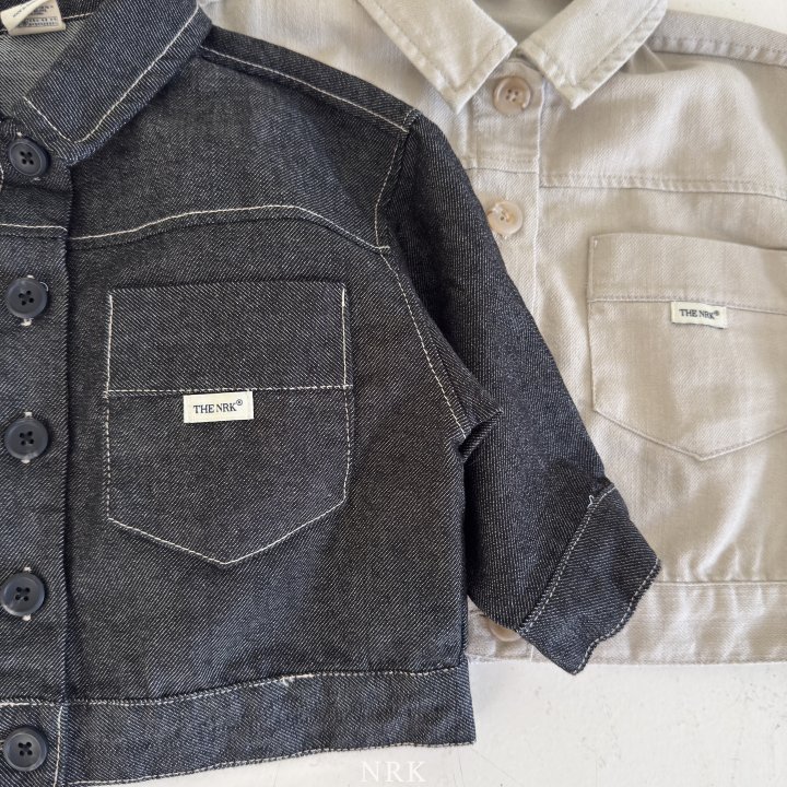 Nrk - Korean Children Fashion - #childofig - Black Denim Jacket - 10