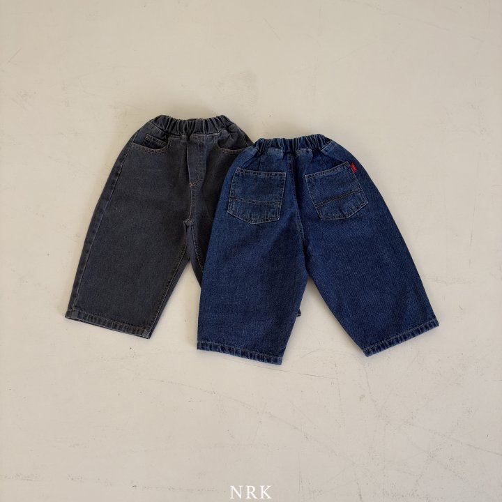 Nrk - Korean Children Fashion - #childofig - Plain Denim Pants - 12