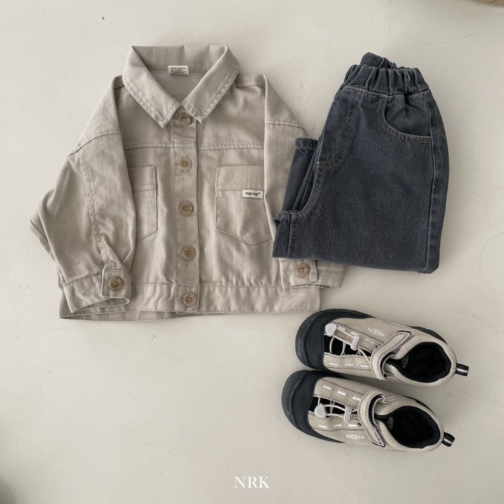 Nrk - Korean Children Fashion - #designkidswear - Black Denim Jacket - 12