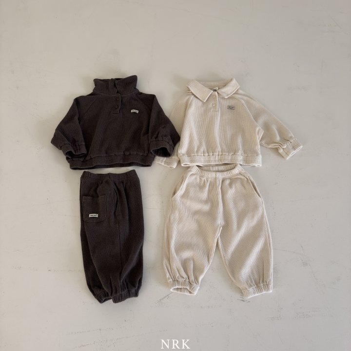 Nrk - Korean Children Fashion - #discoveringself - Waffle Collar Sweatshirt - 12