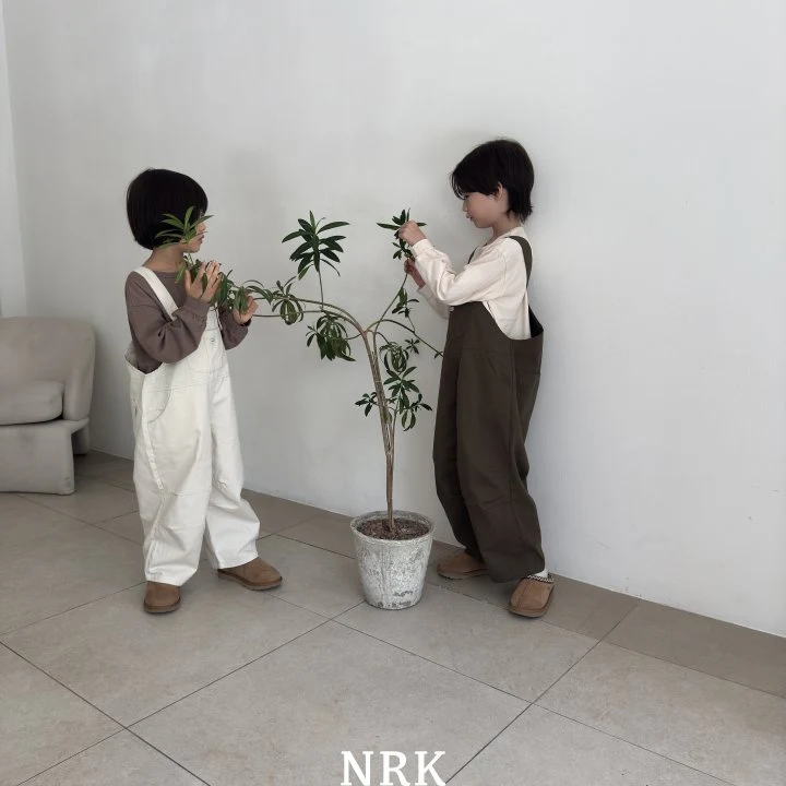 Nrk - Korean Children Fashion - #discoveringself - Vintage Twill Overalls