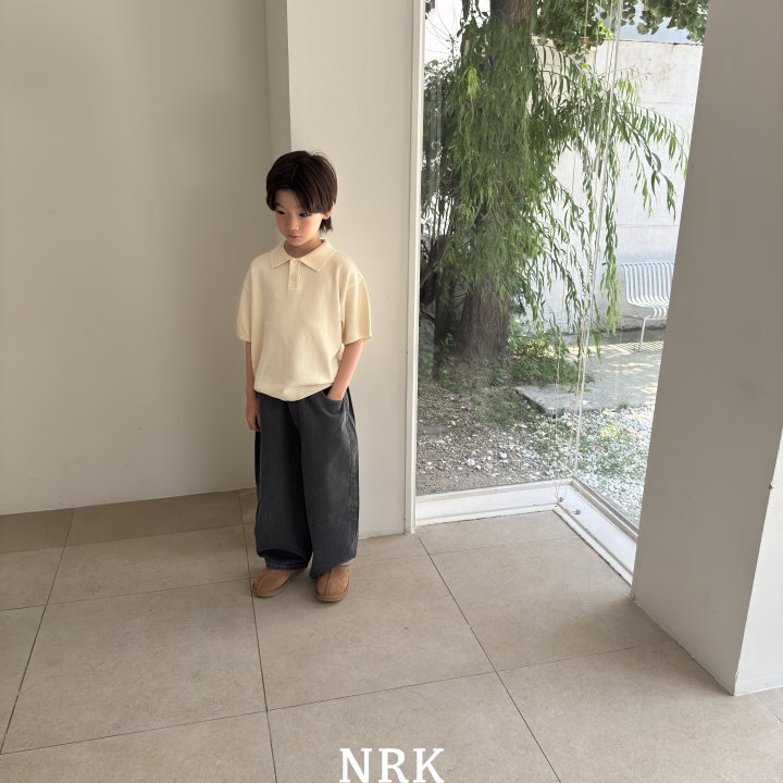 Nrk - Korean Children Fashion - #fashionkids - Cotton Short Sleeve Collar Knit - 7