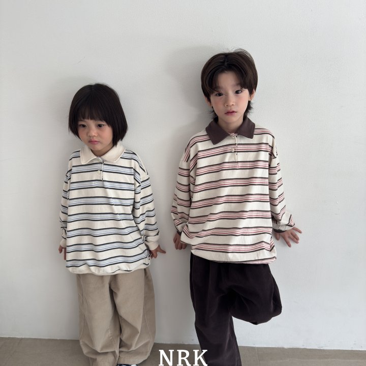 Nrk - Korean Children Fashion - #kidsshorts - Mono Collar Tee