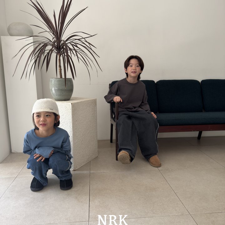 Nrk - Korean Children Fashion - #kidsshorts - Basic Split Hem Tee - 5