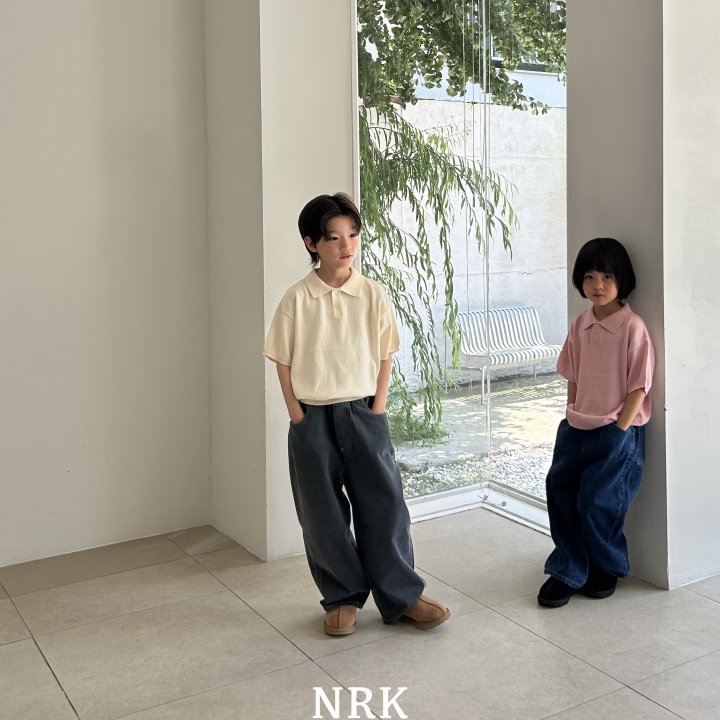 Nrk - Korean Children Fashion - #kidsshorts - Plain Denim Pants