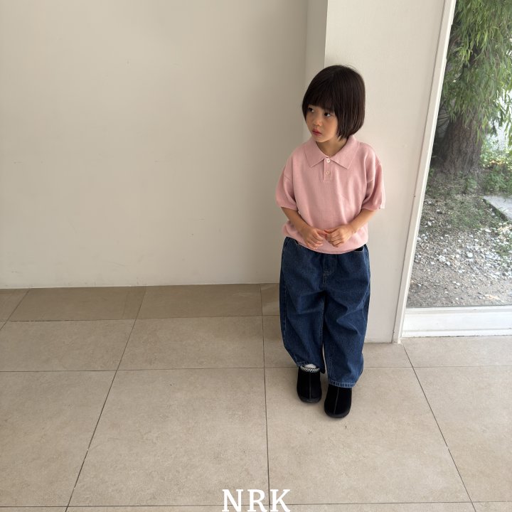 Nrk - Korean Children Fashion - #kidsstore - Cotton Short Sleeve Collar Knit - 9
