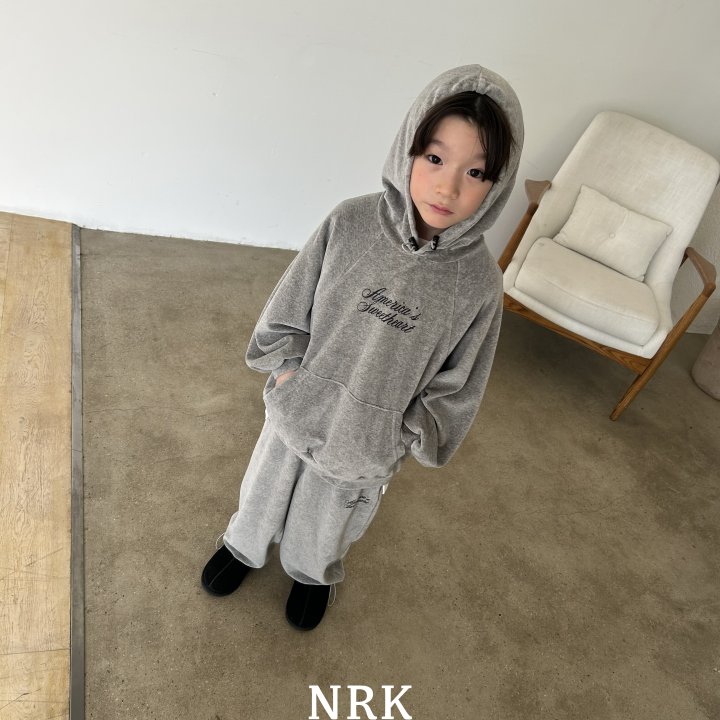 Nrk - Korean Children Fashion - #kidsstore - American Hoodie Set - 7