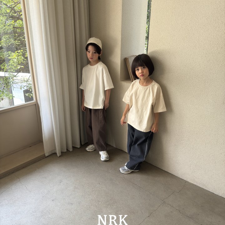 Nrk - Korean Children Fashion - #kidsstore - Solid Split Hem Tee - 5