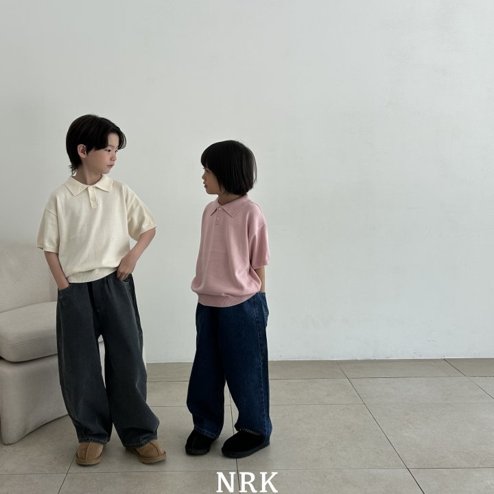 Nrk - Korean Children Fashion - #kidsstore - Plain Denim Pants - 2