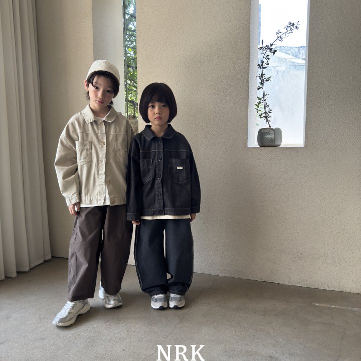 Nrk - Korean Children Fashion - #kidzfashiontrend - Black Denim Jacket