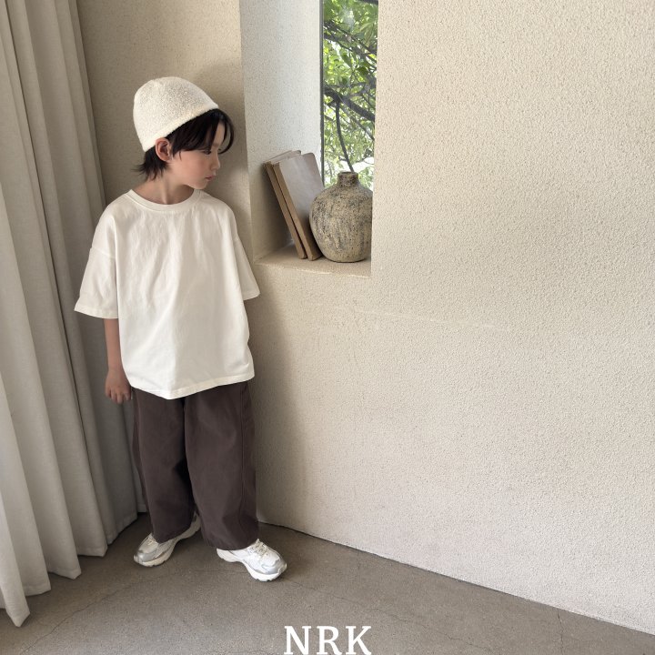 Nrk - Korean Children Fashion - #kidzfashiontrend - Solid Split Hem Tee - 6