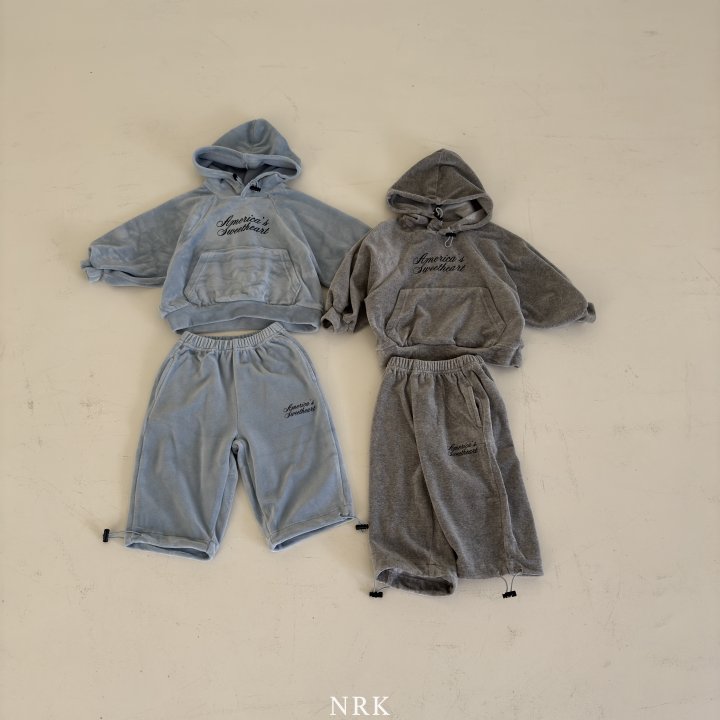 Nrk - Korean Children Fashion - #littlefashionista - American Hoodie Set - 10