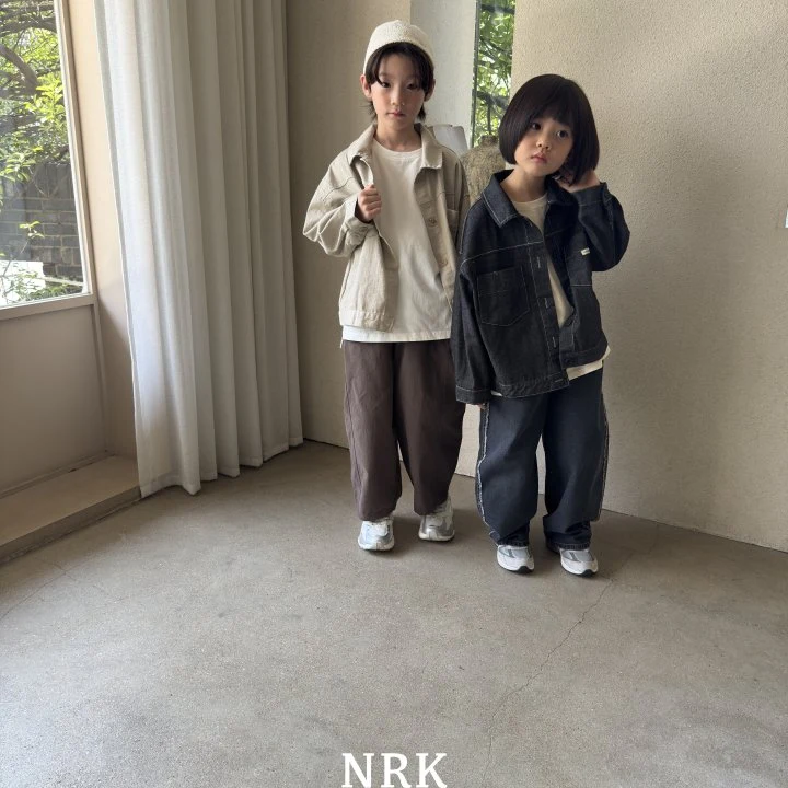Nrk - Korean Children Fashion - #littlefashionista - Black Denim Jacket - 4