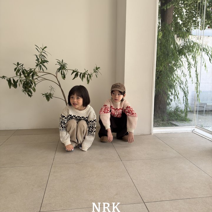 Nrk - Korean Children Fashion - #magicofchildhood - Heart Knit - 2