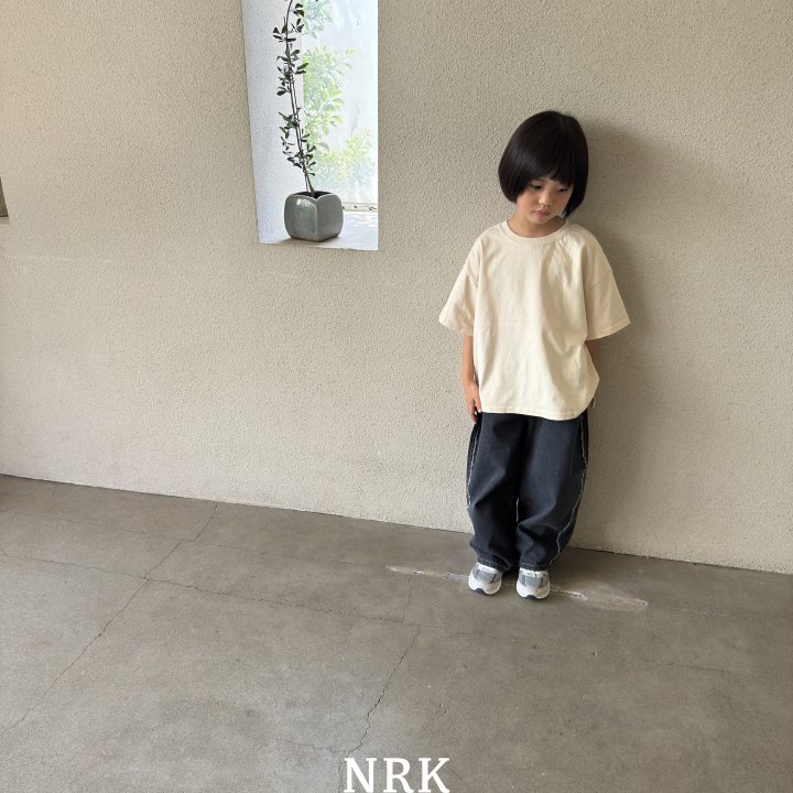 Nrk - Korean Children Fashion - #minifashionista - Solid Split Hem Tee - 10