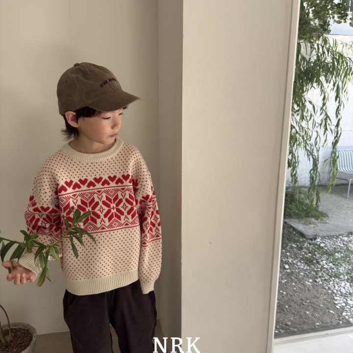 Nrk - Korean Children Fashion - #minifashionista - Heart Knit - 4