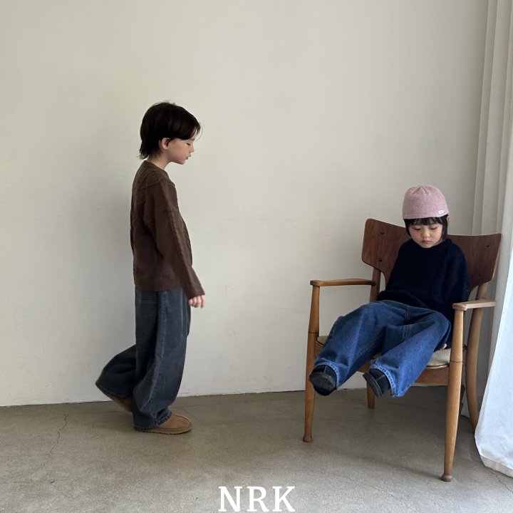 Nrk - Korean Children Fashion - #prettylittlegirls - Plain Denim Pants - 8