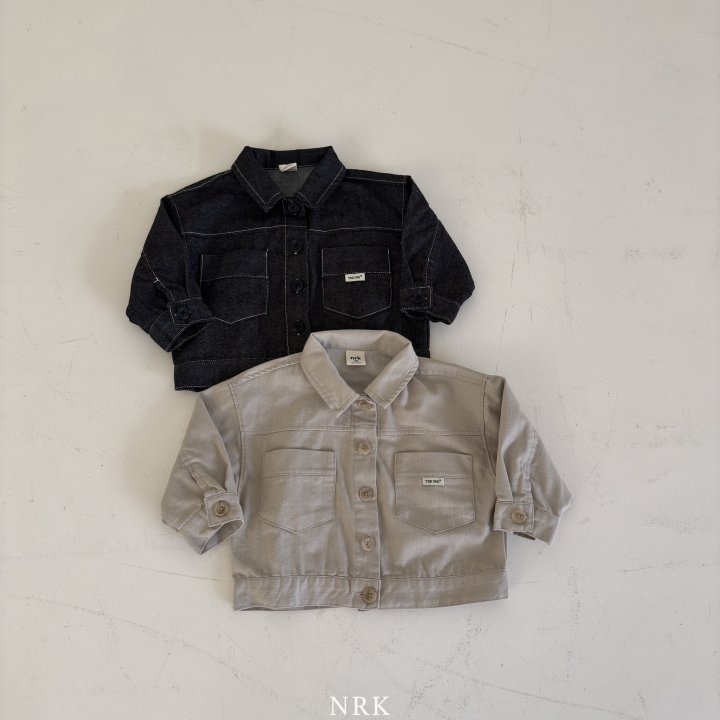 Nrk - Korean Children Fashion - #todddlerfashion - Black Denim Jacket - 7
