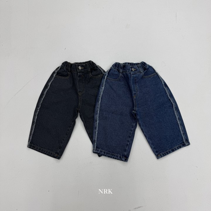 Nrk - Korean Children Fashion - #todddlerfashion - Brushed Denim Pants - 10