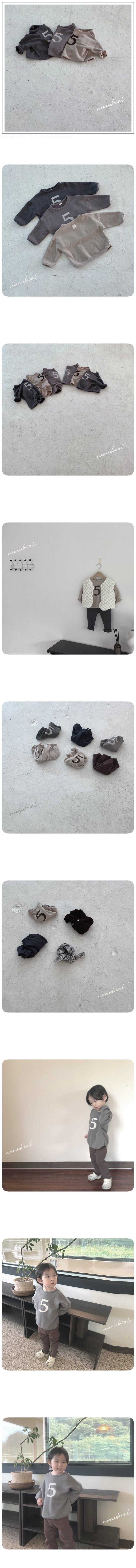 Nunubiel - Korean Baby Fashion - #babyboutiqueclothing - Five Tee - 2