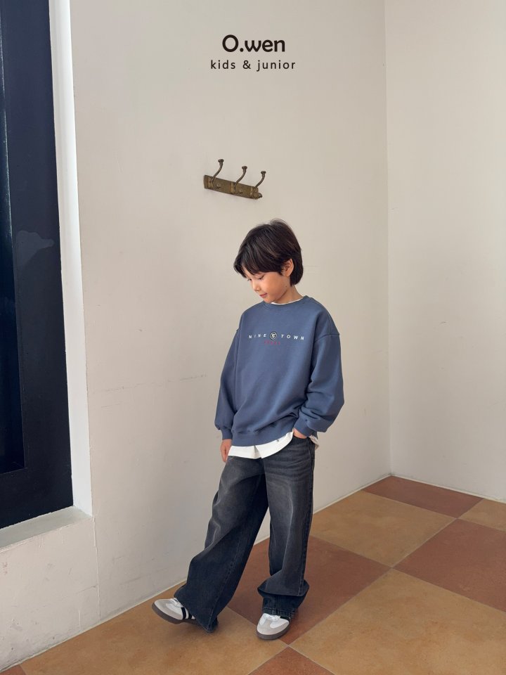 O Wen - Korean Children Fashion - #Kfashion4kids - Nine Town Sweatshirt - 9