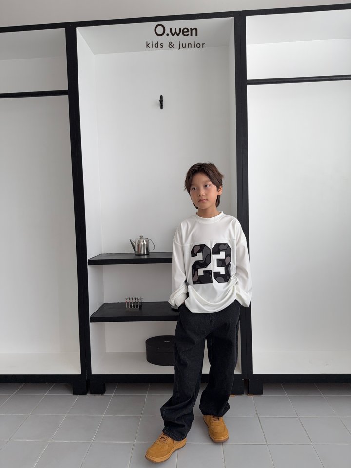 O Wen - Korean Children Fashion - #Kfashion4kids - Point Slit Denim Pants - 3