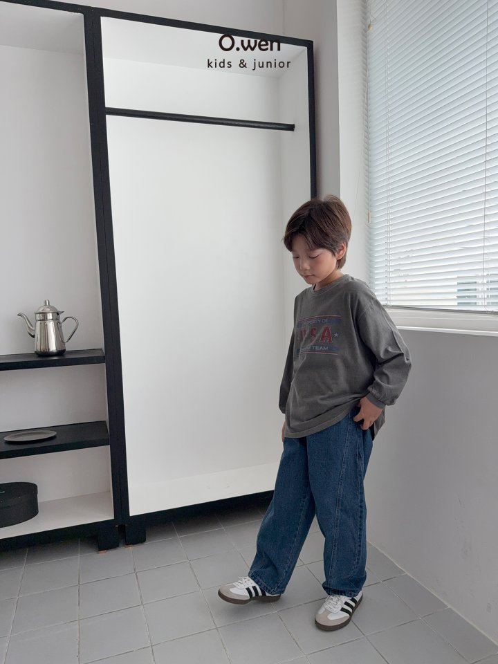 O Wen - Korean Children Fashion - #Kfashion4kids - USA Pigment Tee - 6
