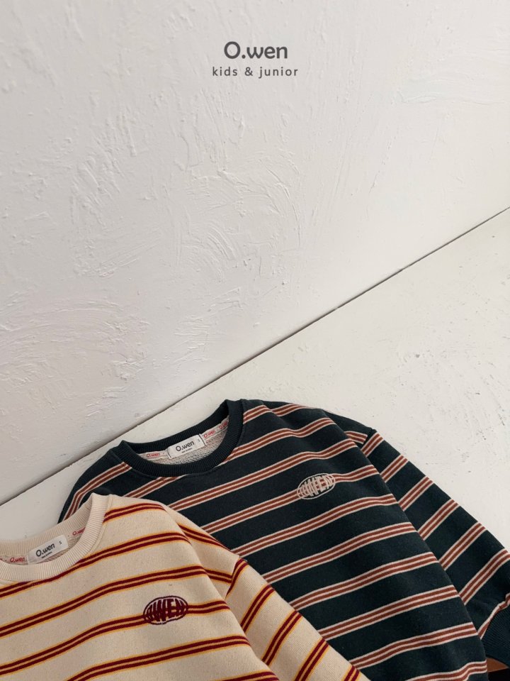 O Wen - Korean Children Fashion - #childofig - Vogue Stripe Sweatshirt - 12