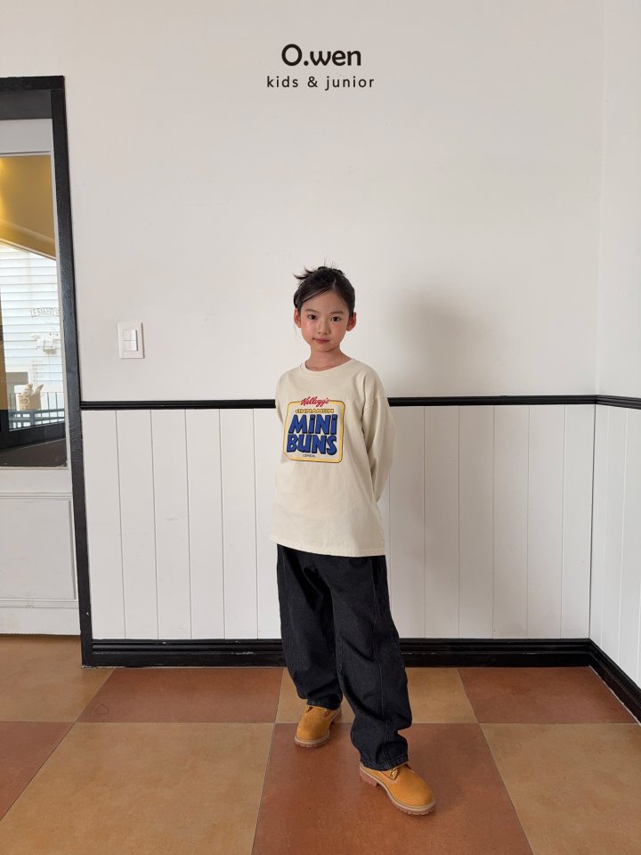 O Wen - Korean Children Fashion - #childofig - Point Slit Denim Pants - 8