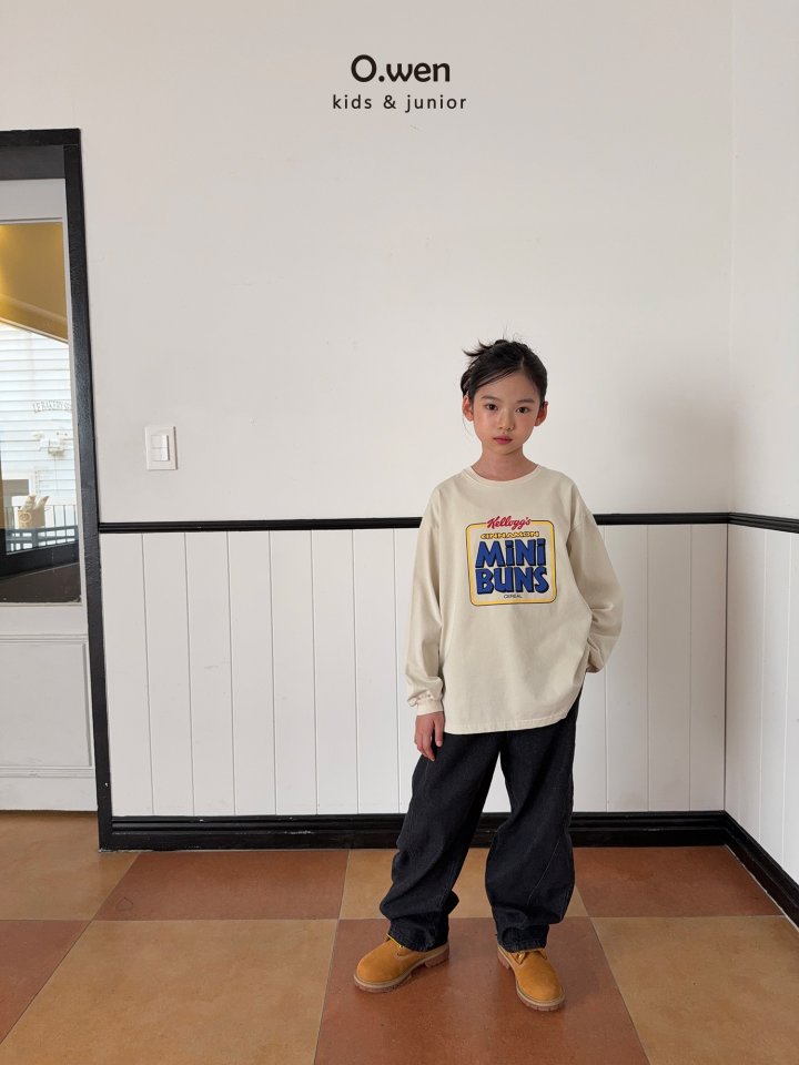 O Wen - Korean Children Fashion - #childofig - Point Slit Denim Pants - 9