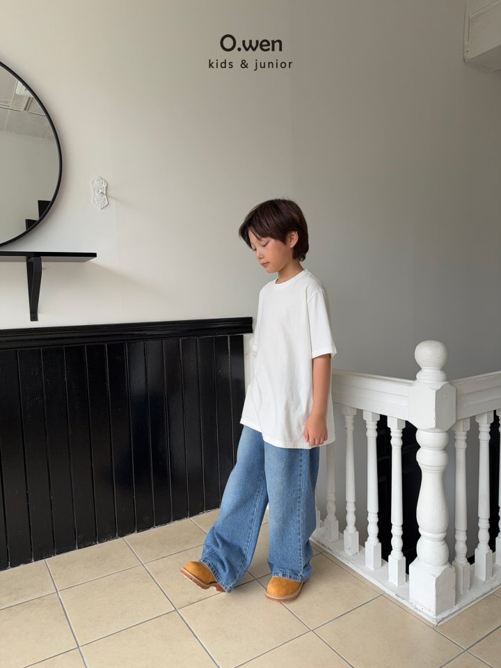 O Wen - Korean Children Fashion - #childofig - Basic Oversized Tee - 7