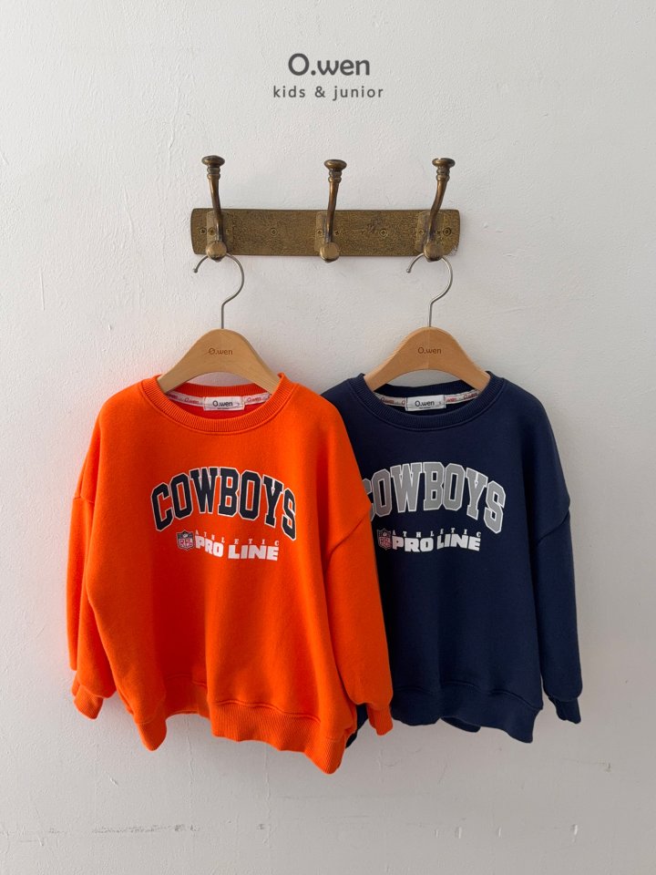 O Wen - Korean Children Fashion - #childofig - Cowboy Sweatshirt