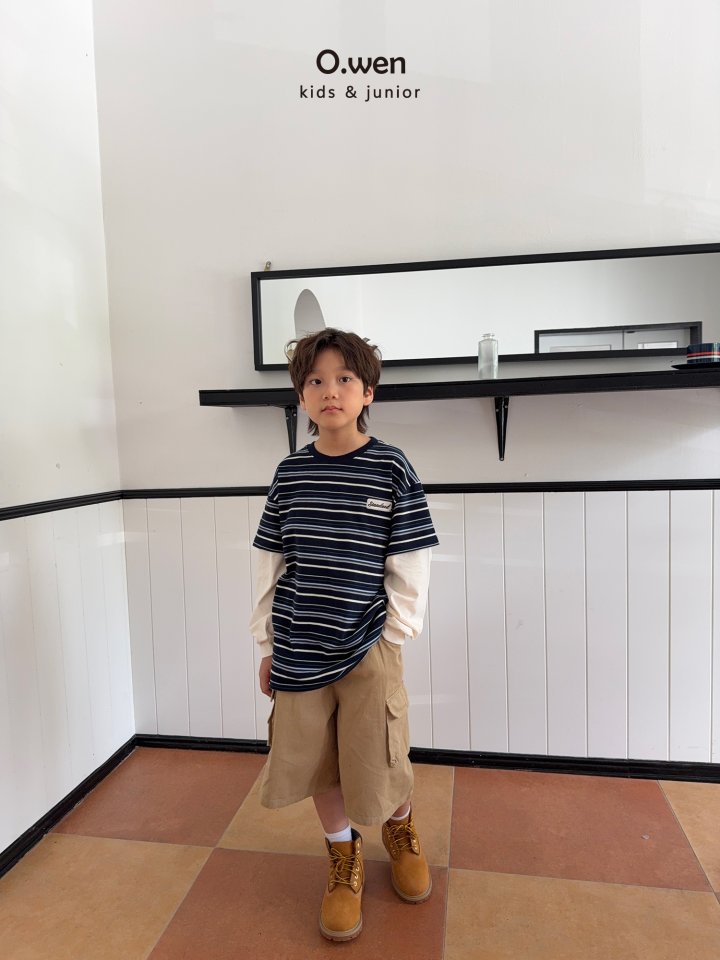 O Wen - Korean Children Fashion - #childofig - Multi Stripe Layered Tee - 4