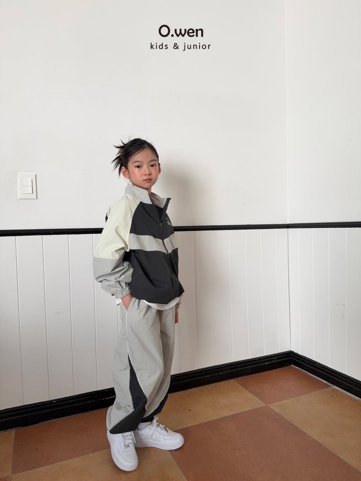O Wen - Korean Children Fashion - #childrensboutique - Color Block Windbreaker Pants - 6
