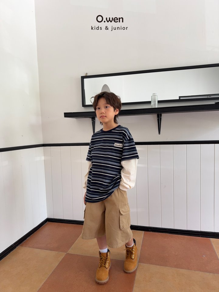 O Wen - Korean Children Fashion - #designkidswear - Multi Stripe Layered Tee - 5