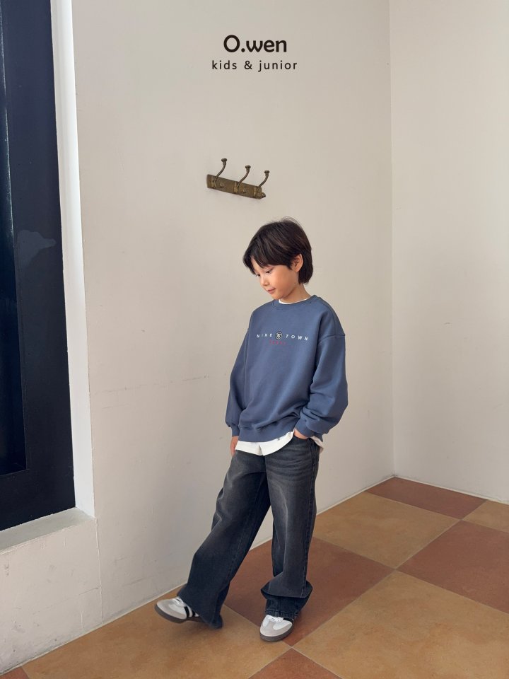 O Wen - Korean Children Fashion - #designkidswear - Nine Town Sweatshirt - 3