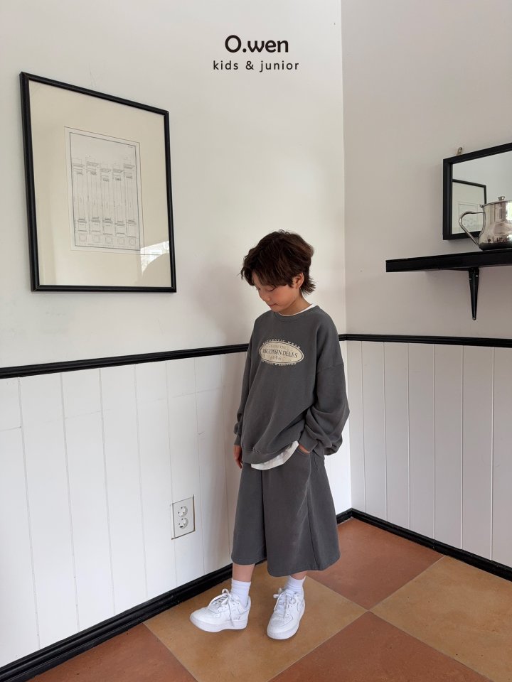 O Wen - Korean Children Fashion - #designkidswear - Wisconsin Sweatshirt - 3